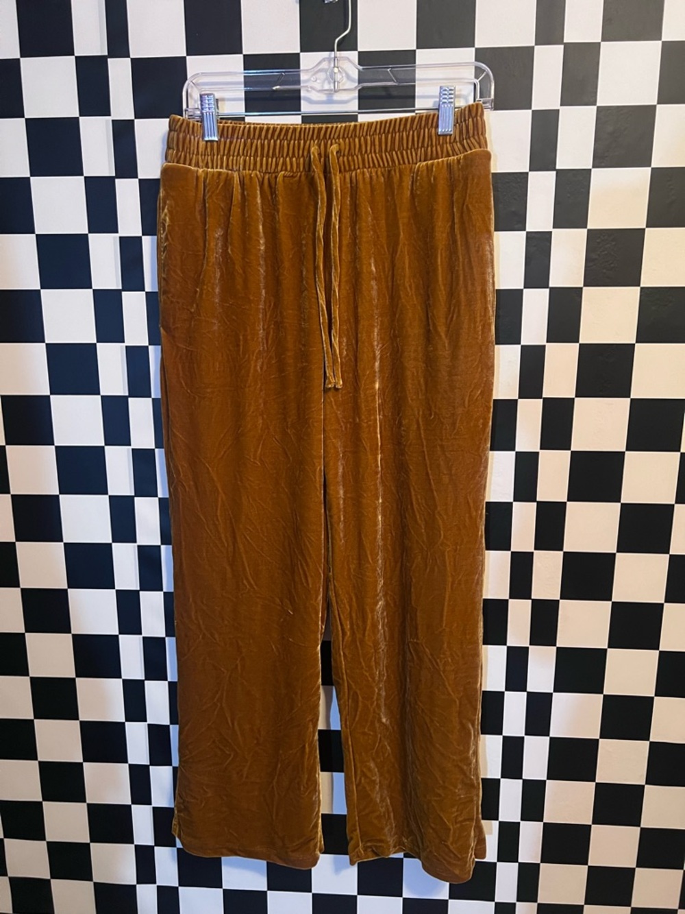 Elodie Velour Drawstring Pants